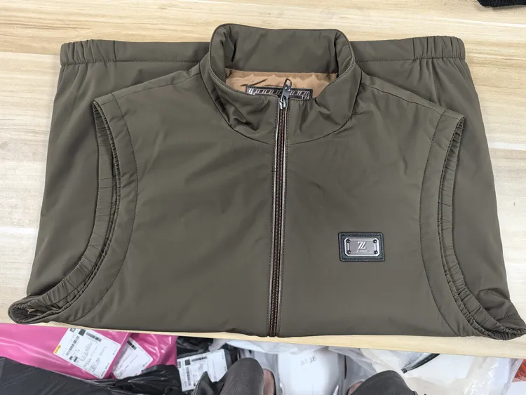 立领常规款透气原色纯色秋季马甲春秋拉链中长款0531