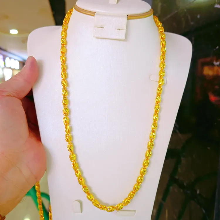 铜合金项链 植物花卉女中国风项链情侣休闲风经典女款精美素款