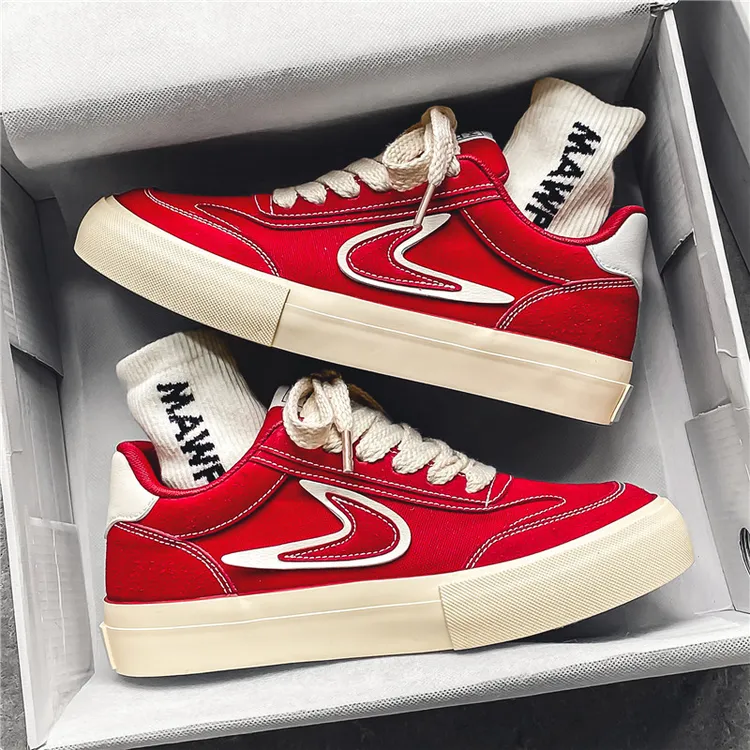 新款DUNK SB LOW板鞋男帆布鞋男款休闲鞋低帮鞋子红色青年潮鞋