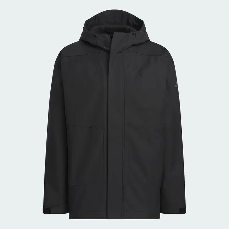 Adidas/阿迪达斯城市机能男暖芯科技拒水防泼宽松连帽外套JM9154