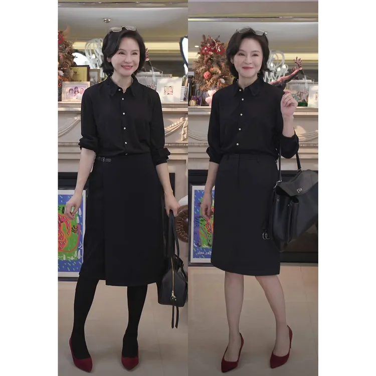 我是摩羯 缪斯女神 20万针水溶镂空刺绣领H版型秋冬衬衣