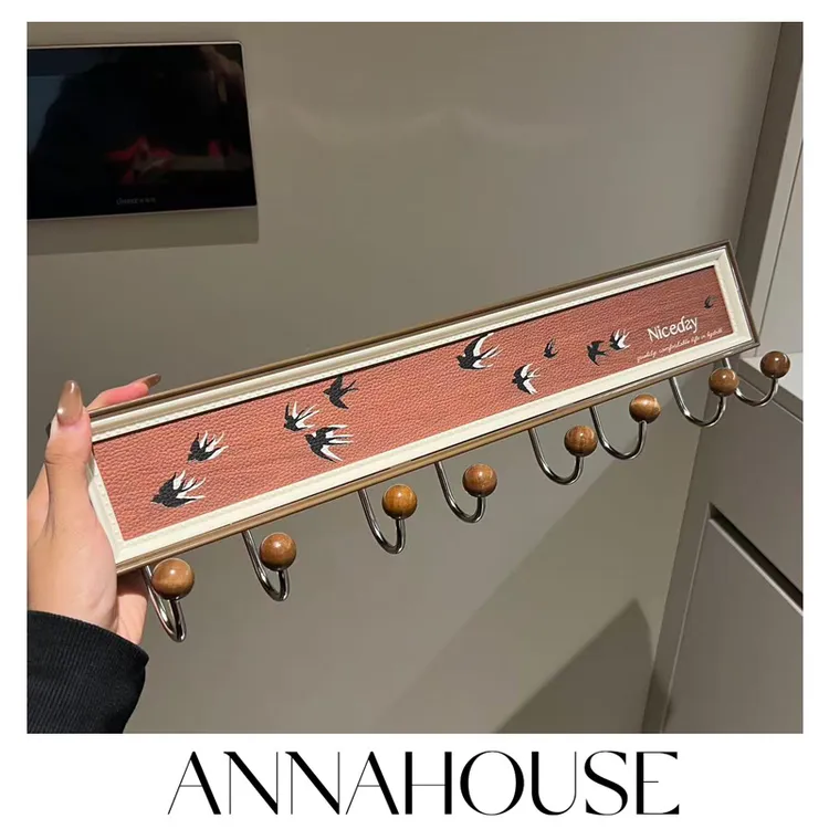 ANNAHOUSE吸盘门后挂钩入户门免打孔承重浴室厨房玄关挂衣架BD
