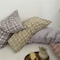 【吾饭专属】佑家全棉枕套一对-颜色随机