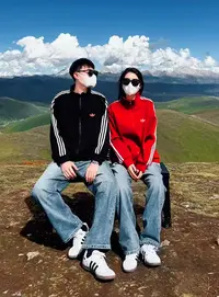 【C商场撤柜】三道杠男女同款全拉链刺绣潮牌开衫立领春秋纯棉长袖