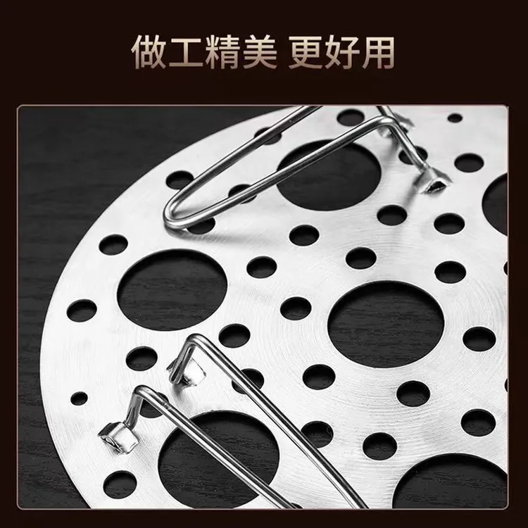 新款不锈钢蒸架家用多功能蒸蛋水蒸架子高矮脚锅架蒸笼篦子