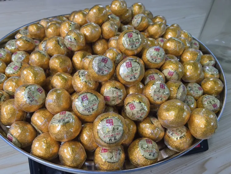 2022年天马圈枝新会小青柑春茶大金芽熟茶250克