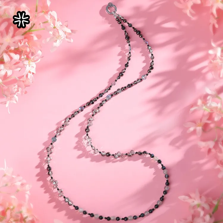 kakaskin/卡卡思手机挂链斜挎可背时尚黑耀魅影精致网红斜跨长链