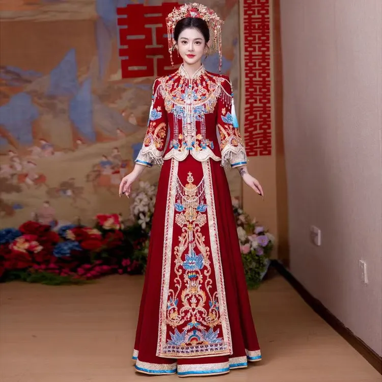 秀禾服婚服2025新款中式婚纱高端礼服新娘嫁衣敬酒服出阁服秀和服