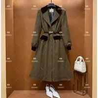 【露露】秋冬气质小香风时尚设计师中长款外套 QD-2025128