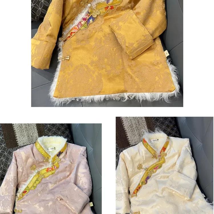 儿童藏式加绒外套