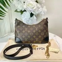 95新 LouisVuitton/路易威登 御古屋/19184/黑牛角 芯片