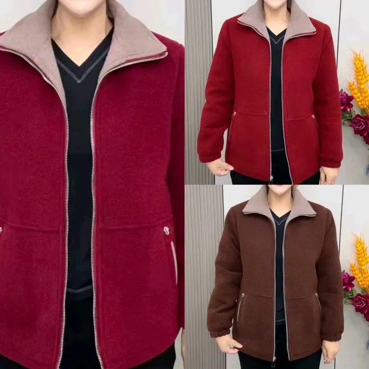 冬季新款加绒加厚外套