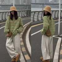 【SI MO】2891秋冬慵懒软糯休闲百搭毛衣外套