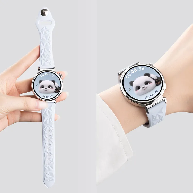 【官方同款】适用华为GT5手表表带gt4/3冰晶纹硅胶表带watch5/4pro