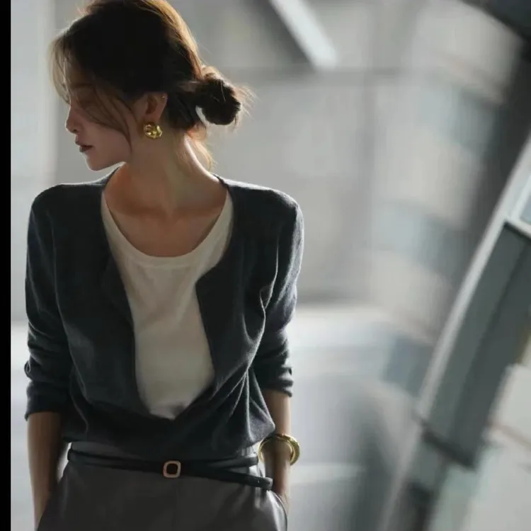 秋季穿搭一整套高级感轻奢女神范2025年新款秋装时尚套装洋气女装