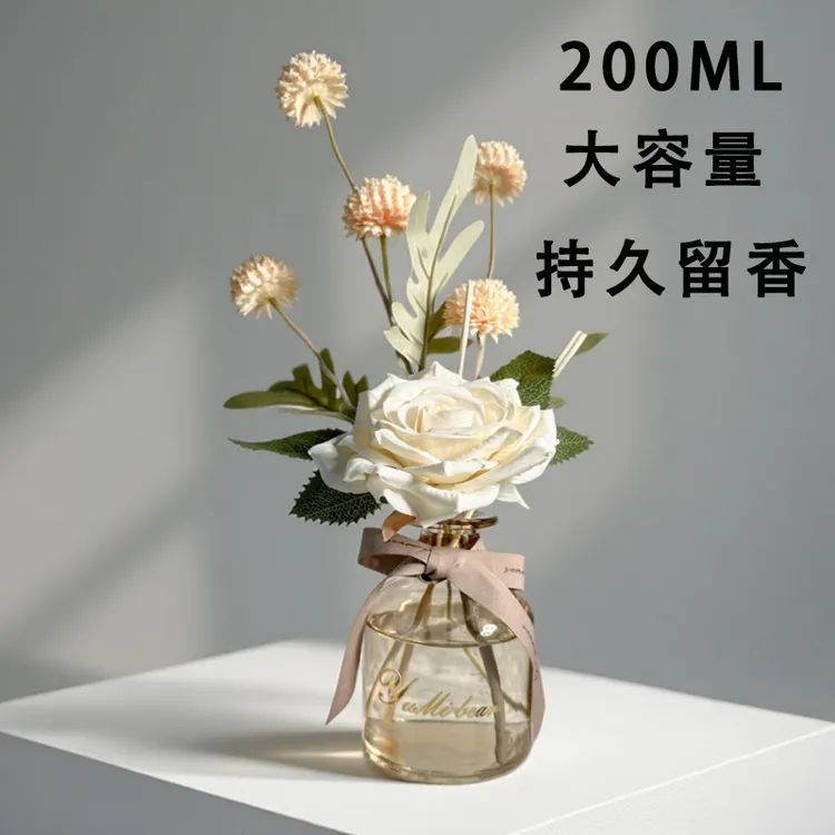 高级香薰栀子花香薰室内持久留香家用卫生间香薰摆件高级感