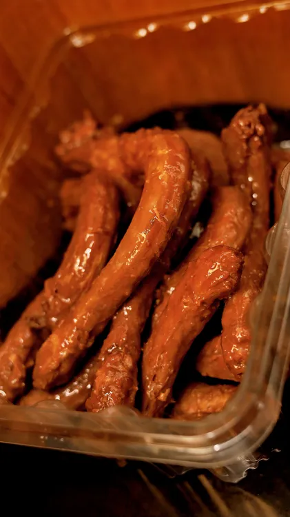 (5个鸭头+5个鸭脖)吮指甜辣口味微甜微麻辣(破嘴儿)