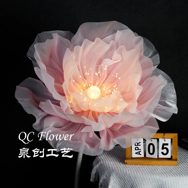 动态开合送底座花杆卧室欧式落地灯客厅花灯床头灯婚庆个性吊灯
