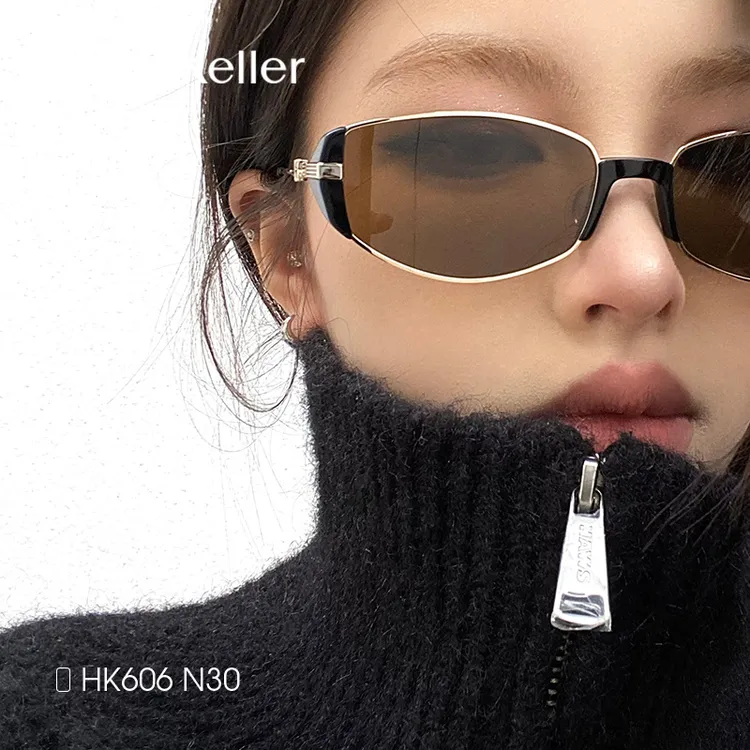 【小棕镜】海伦凯勒HK墨镜防紫外线户外太阳镜女款男士HK606