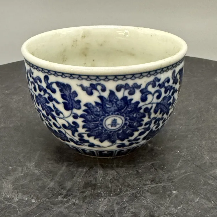 青花釉下彩品茗杯家用个人单杯