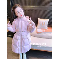 Lenakids【现货】大长款羽绒服公主羽绒裙狐狸毛领高充绒25110601