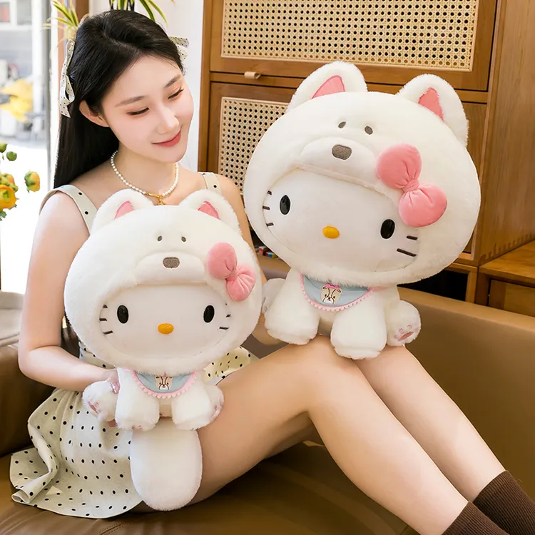 hellokitty公仔毛绒玩具猫咪玩偶哈喽KT布偶娃娃儿童生日礼物大号