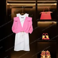 香【UKKU STUDIO】小众设计感假两件衬衫轻奢潮上衣312140