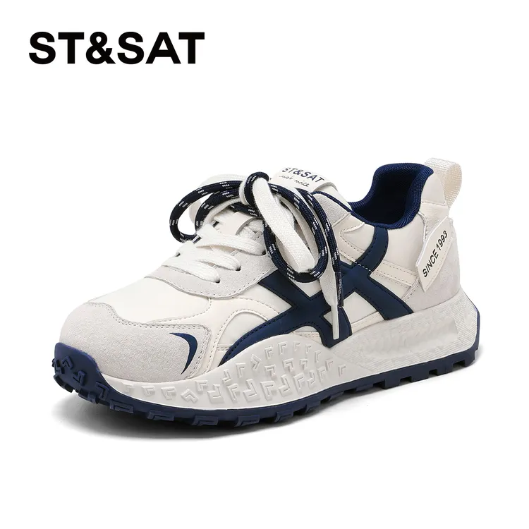 St&Sat/星期六德训鞋女2025秋季新款时尚休闲阿甘鞋百搭潮流女鞋