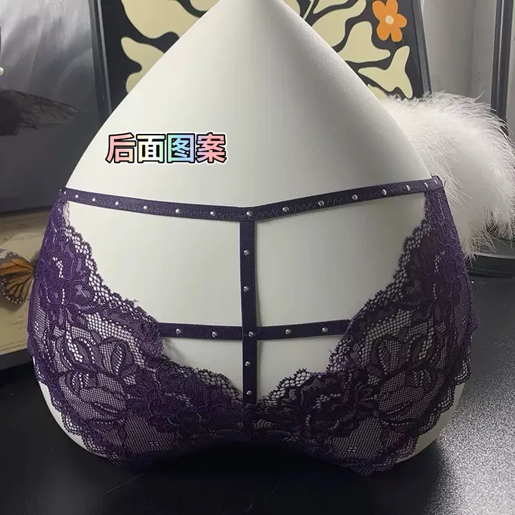 法式轻奢蕾丝镂空性感女士内裤透气柔软亲肤三角裤少女时低腰轻薄
