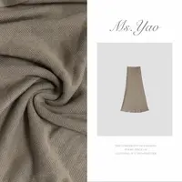 Ms·Yao【逸简长裙】优雅气质感显瘦鱼尾半裙  6156