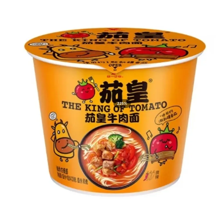 统一茄皇番茄鸡蛋面牛肉面方便面西红柿泡面  统一茄皇整箱12桶