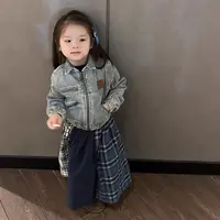 【鱼子酱】Q25242WT贴标受灾外套鱼子酱品牌女童童装