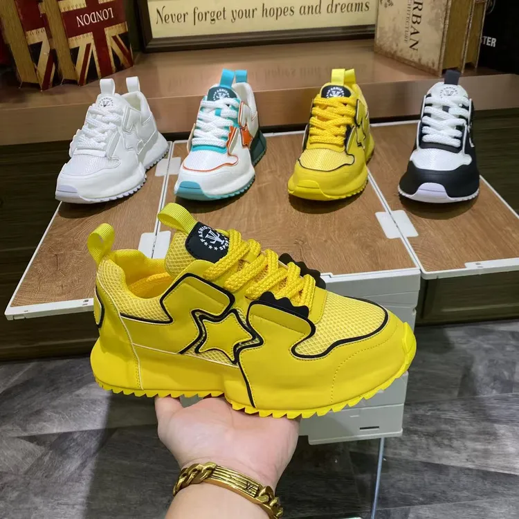 2025夏季新款时尚百搭舒适透气手工包底男士休闲运动鞋（皮鞋码）