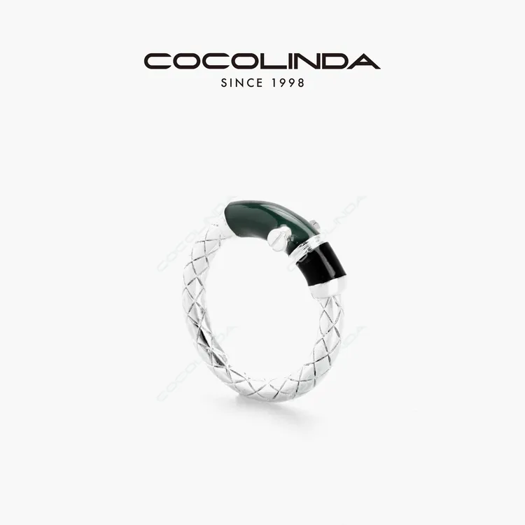 COCOLINDA 铜合金戒指  | B款 拼色戒指JZ24