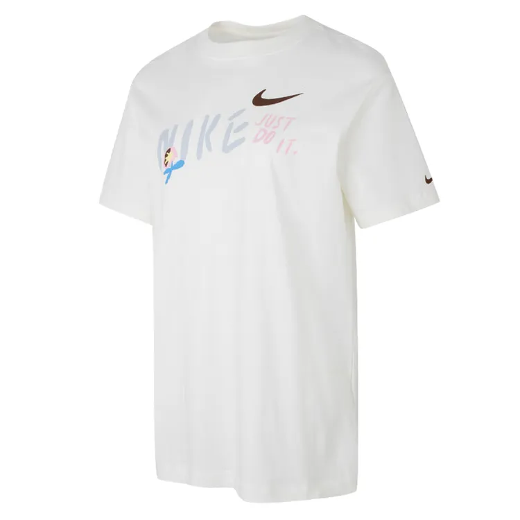 NIKE耐克女子AS W NSW ESSNT TEE BF无领运动短T恤FJ7714-133