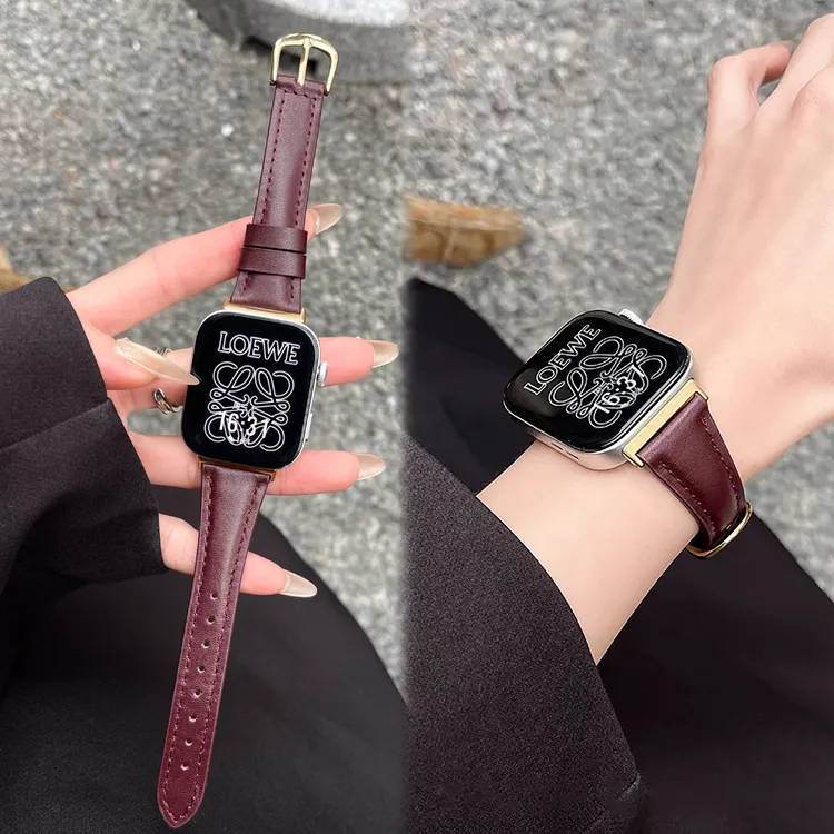 适用华为fit3手表带新款小蛮腰watchfit3秋冬真皮男女fit2高级感
