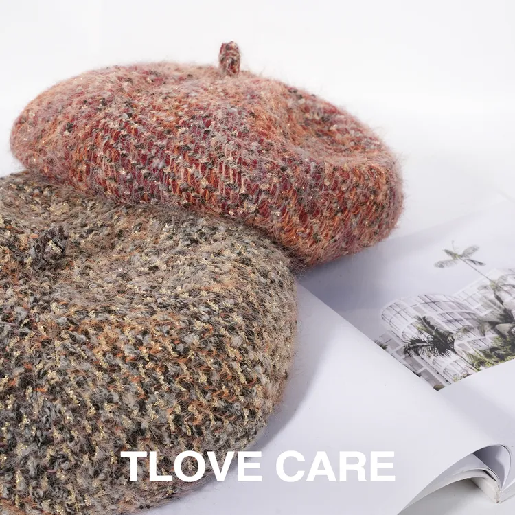 9911秋冬无檐帽子秋季穿搭贝雷帽冬圆顶