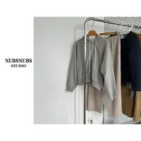 NUBSNUBS 2025新款连帽开衫高品质水洗卫衣（不加绒）