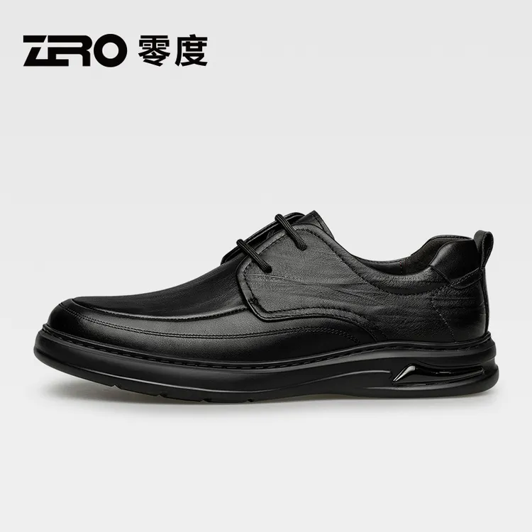 ZRO零度男士商务休闲素面极简风休闲皮鞋秋季百搭软底男鞋53721