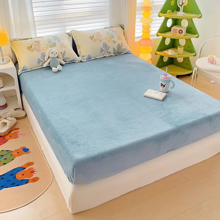 乐妤家纺牛奶绒单独床笠 没有其他 