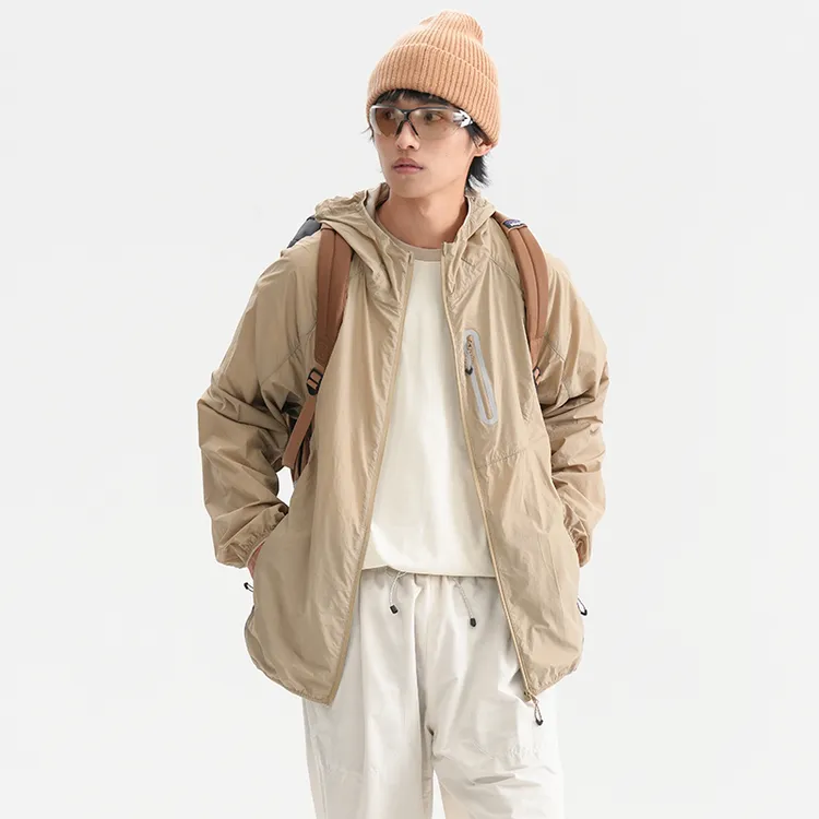 潮牌2025夏季新款休闲防晒服外套连帽轻量凉感皮肤衣防晒服男女款