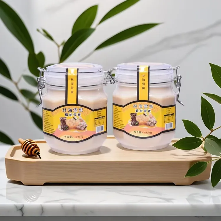 拍一发二家庭装到手四斤东北椴树雪蜜