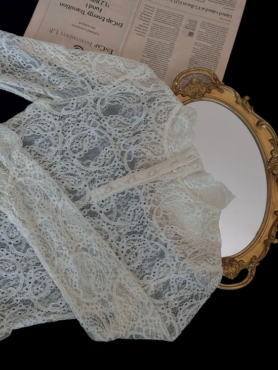 无艳一禾 百搭蕾丝衫YH025895