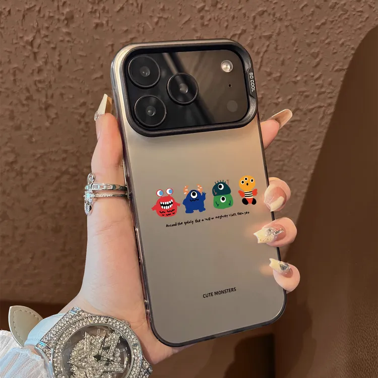 小怪兽适用苹果17promax手机壳iphone16pro高级感15pro小众防摔女