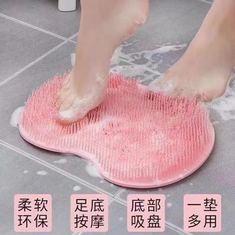 浴室搓背擦背搓脚垫不求人搓澡巾洗脚神器搓脚贴墙搓澡神器墙上