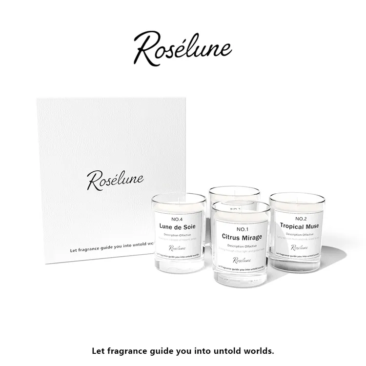 Rosélune香气章节系列香薰蜡烛礼盒家用持久女生生日礼物伴手礼