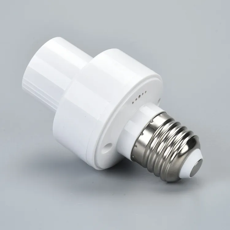 【升级款】人体感应灯座人来灯亮人走灯灭智能雷达感应灯头E27螺口