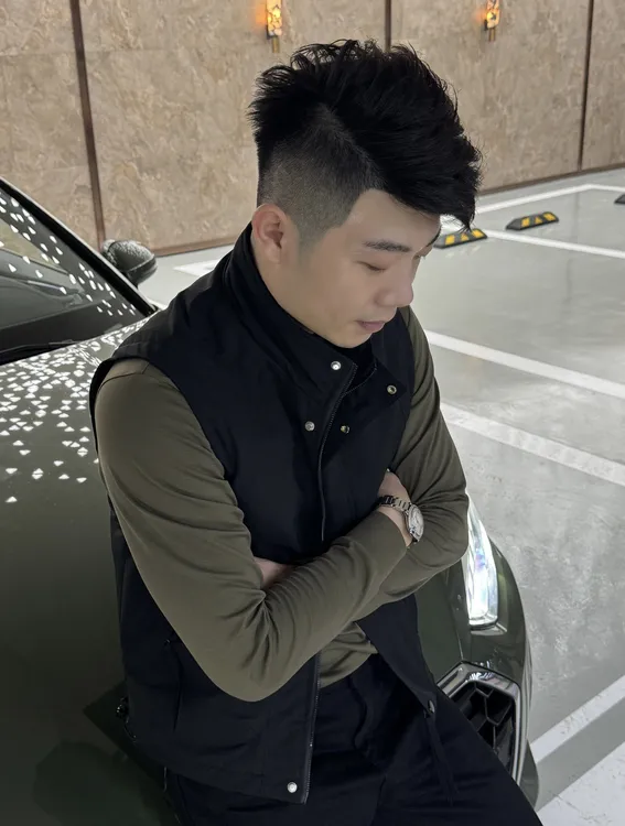 2025秋冬新款简约百搭男士修身马甲立领日常通勤纯色时尚马甲8908