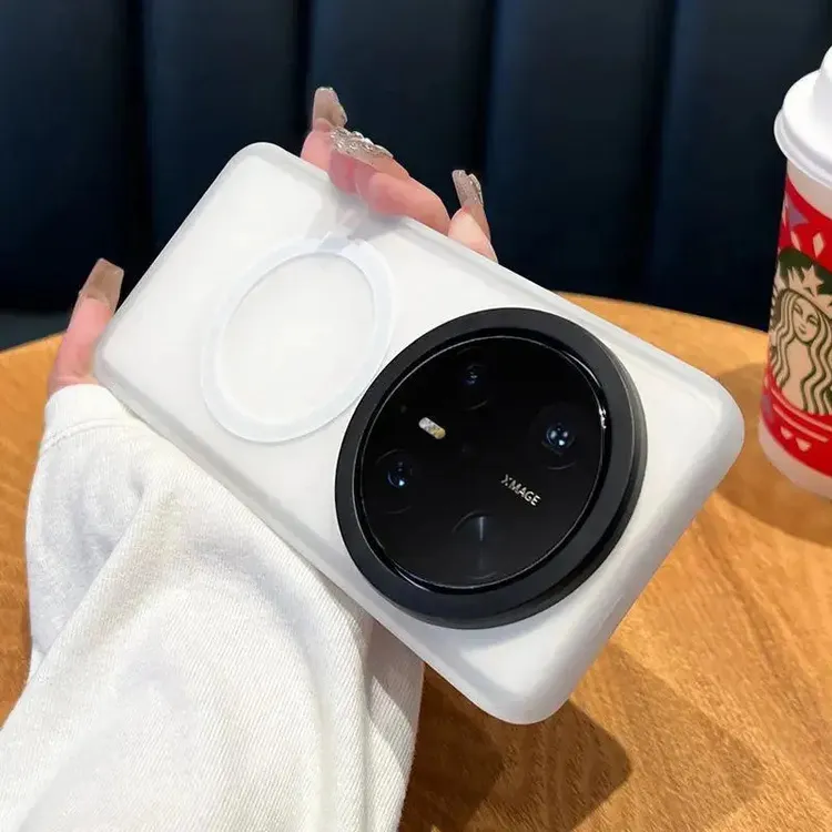 适用小米17至尊版手机壳磁吸软边气垫防摔磨砂xiaomi17Ultra软壳