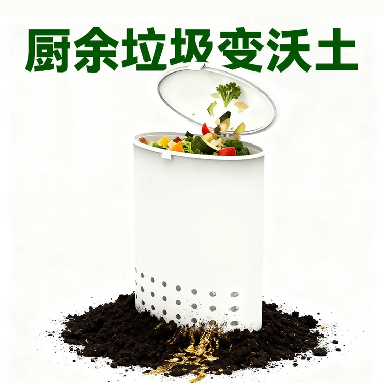微型堆肥箱 小型 迷你 mini堆肥箱桶 懒人阳台厨余垃圾无异味堆肥